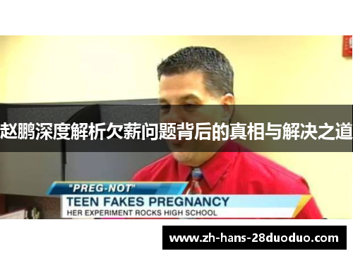 赵鹏深度解析欠薪问题背后的真相与解决之道