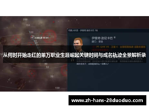 从何时开始走红的莱万职业生涯崛起关键时间与成名轨迹全景解析录