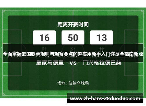 全面掌握欧国联赛规则与观赛要点的超实用新手入门详尽全指南新版 全面掌握欧国联赛规则与观赛要点的超实用新手入门详尽全指南新版